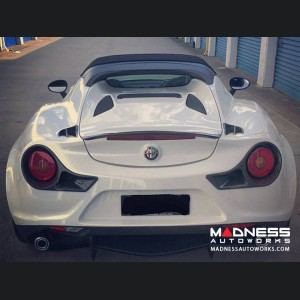 Alfa Romeo 4C Carbon Fiber Tail Light Trim Set - 488 Ferrari Style